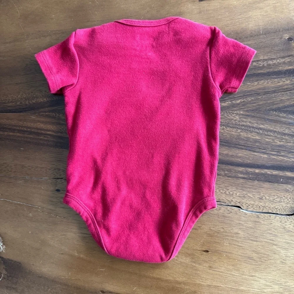 Atlanta United FC  Soccer MLS Red Baby Bodysuit size 3-6M